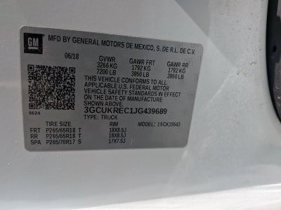 2018 Chevrolet Silverado 1500 LT