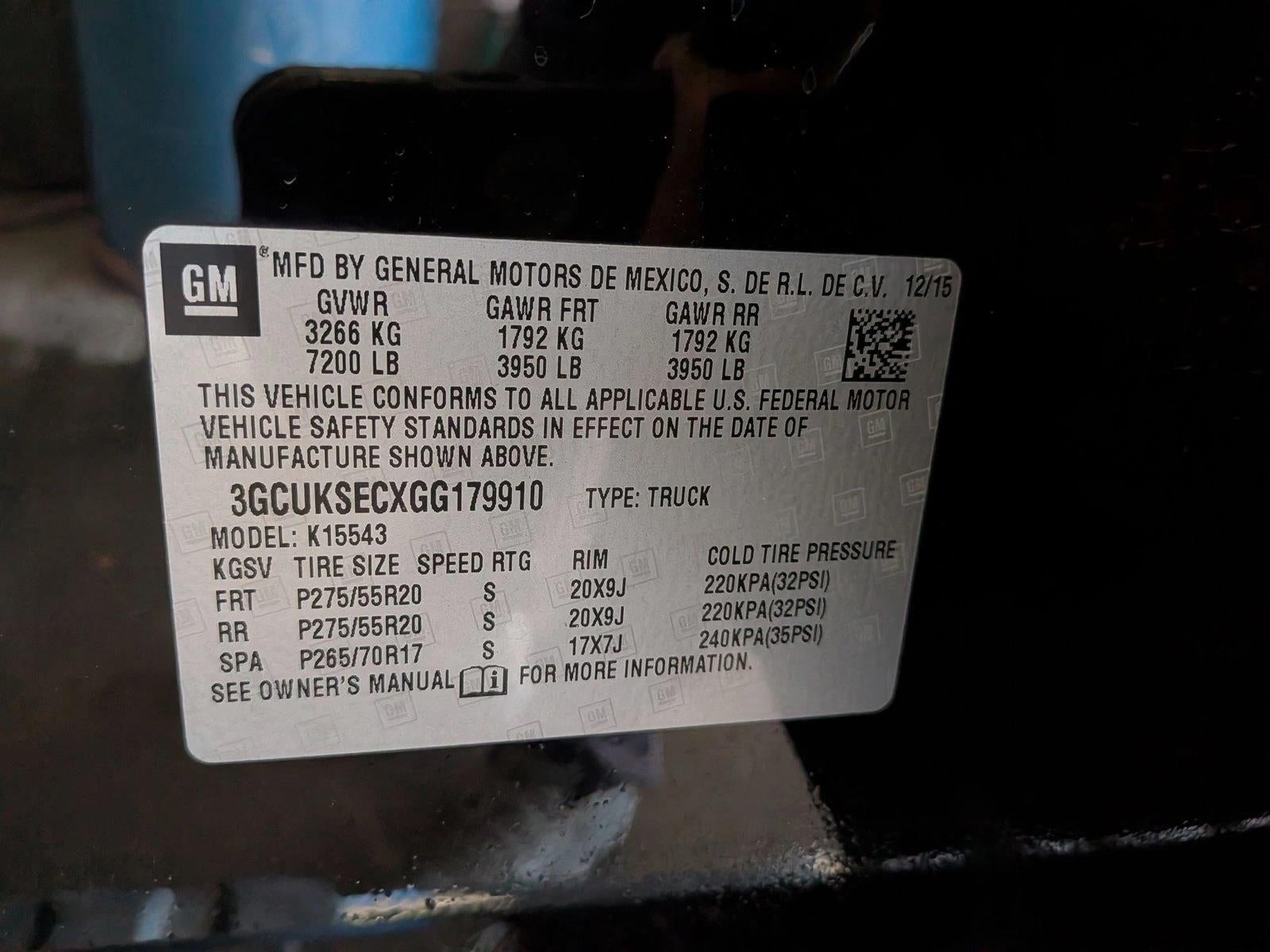 2016 Chevrolet Silverado 1500 LTZ