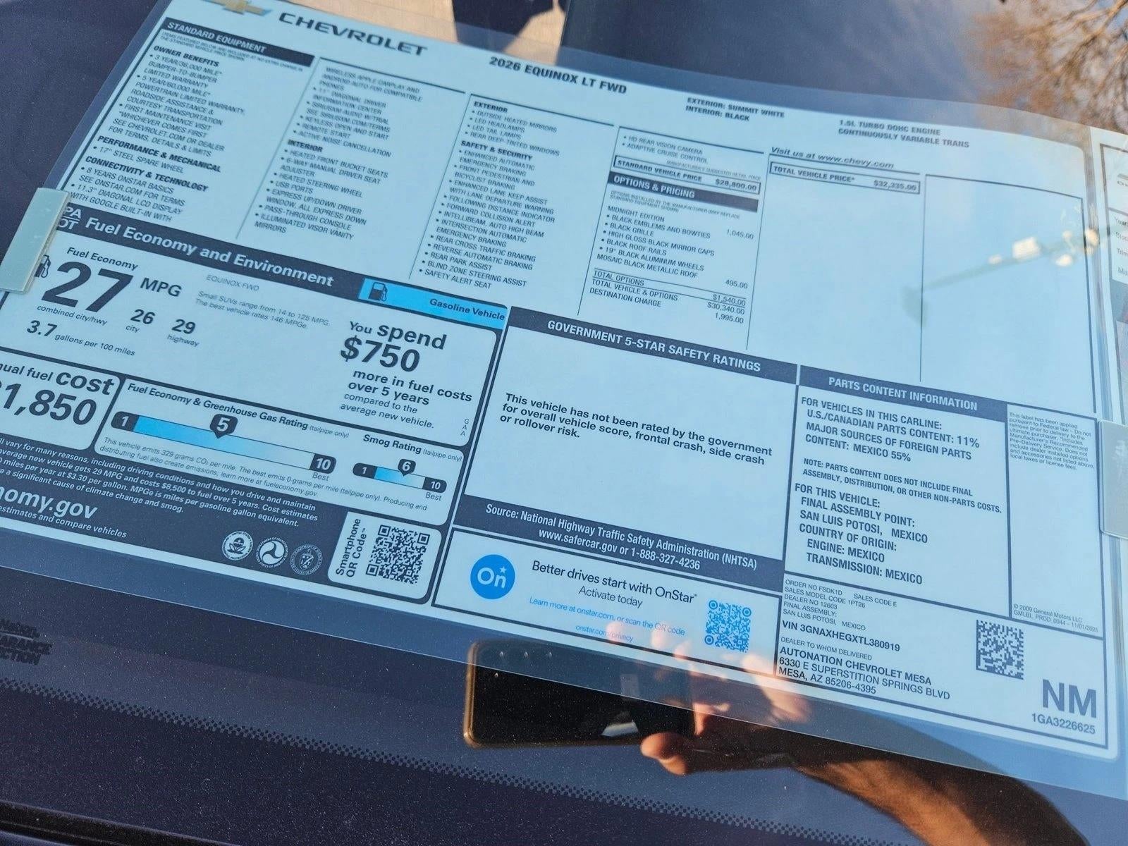 2026 Chevrolet Equinox LT