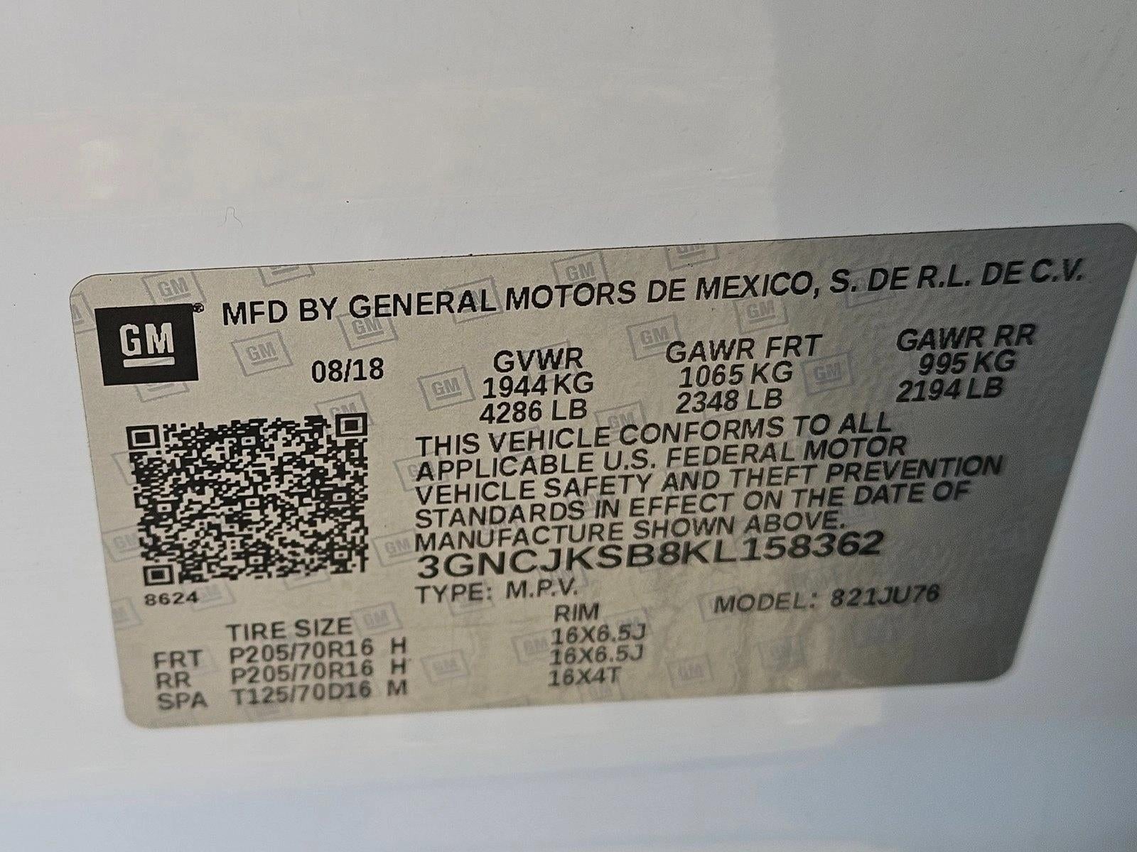 2019 Chevrolet Trax LS