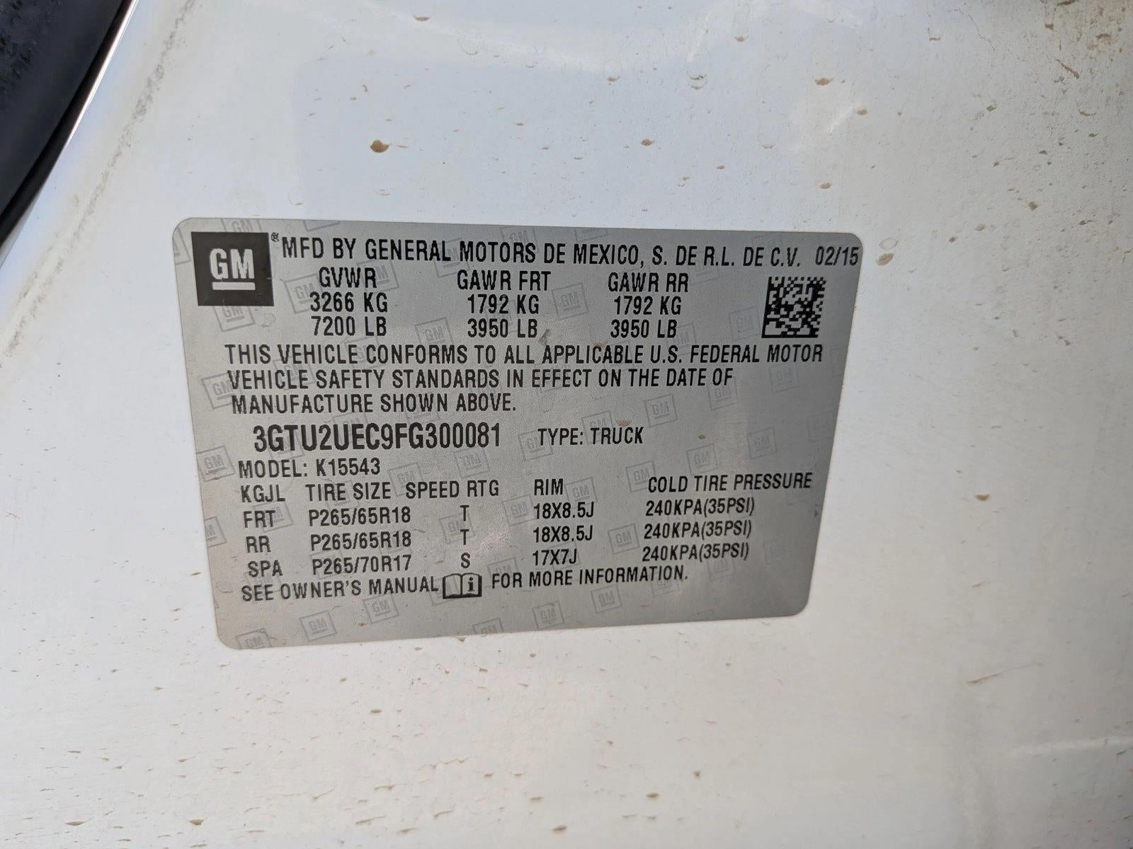 2015 GMC Sierra 1500 SLE