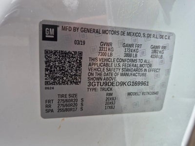 2019 GMC Sierra 1500 SLT