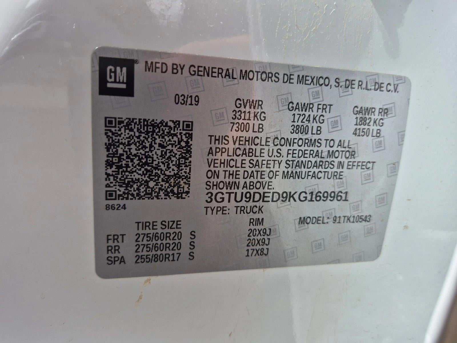2019 GMC Sierra 1500 SLT
