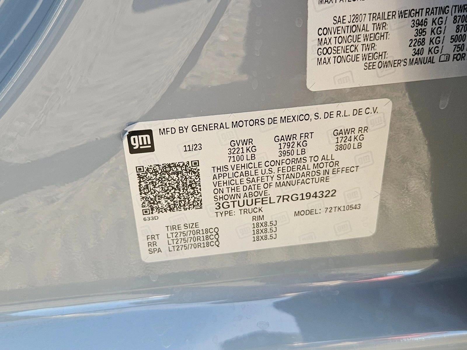 2024 GMC Sierra 1500 AT4X