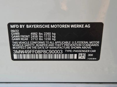 2023 BMW 3 Series M340i xDrive