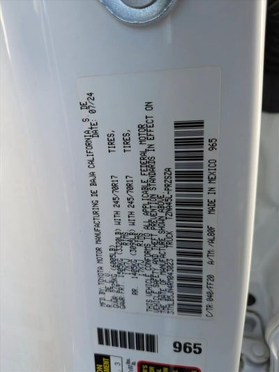 2024 Toyota Tacoma 4WD SR5