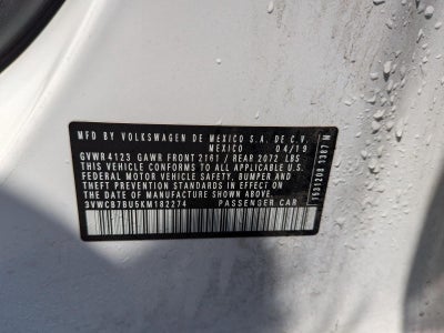 2019 Volkswagen Jetta 1.4T S