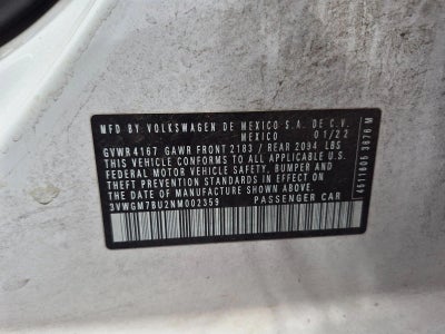 2022 Volkswagen Jetta 1.5T SEL