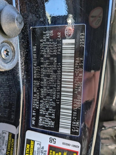 2023 Toyota Camry XSE