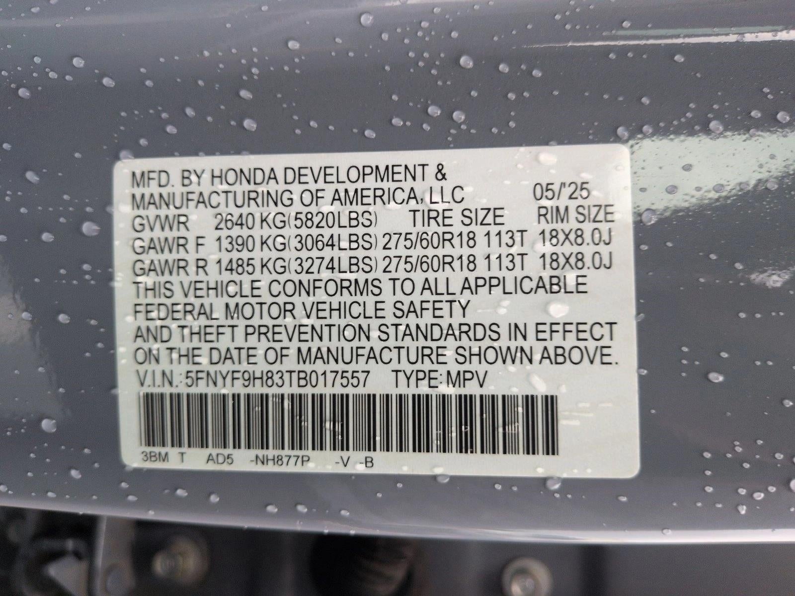 2026 Honda Passport AWD TrailSport Elite