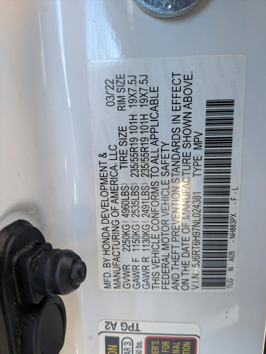 2022 Honda CR-V Hybrid Touring