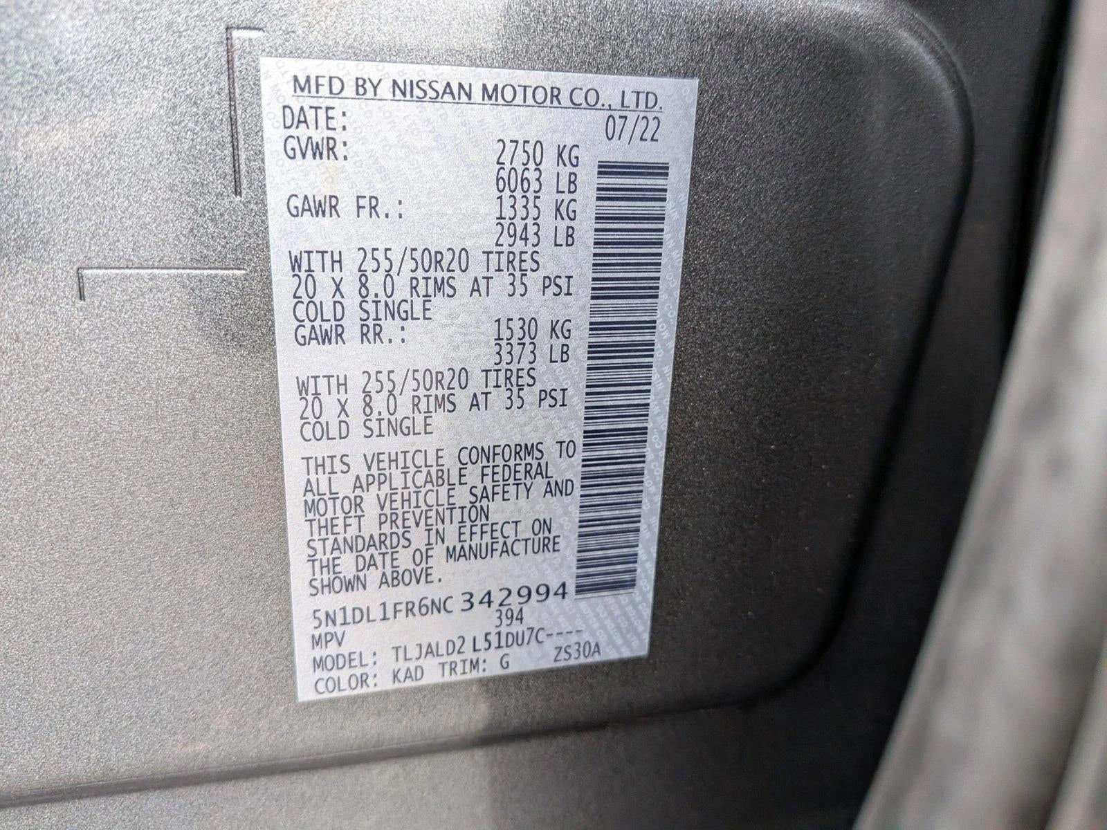 2022 INFINITI QX60 LUXE