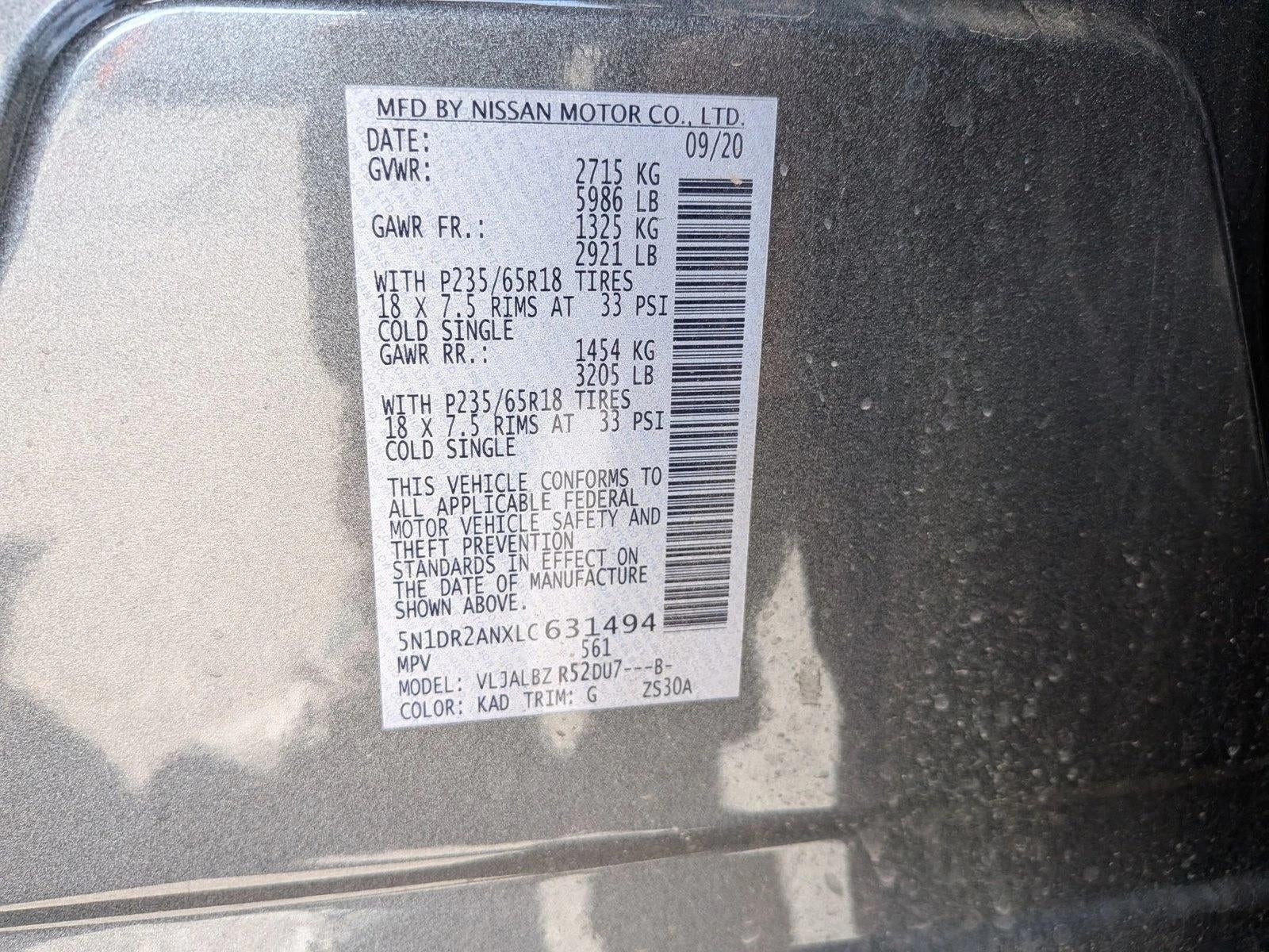2020 Nissan Pathfinder S 2WD