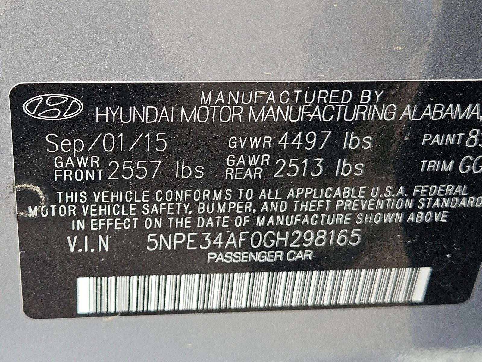 2016 Hyundai Sonata Limited
