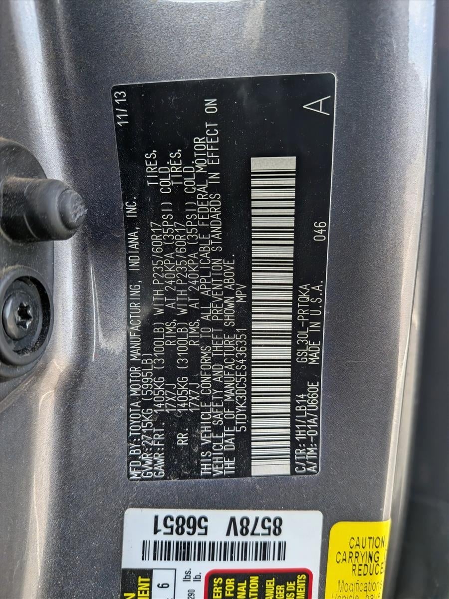 2014 Toyota Sienna XLE