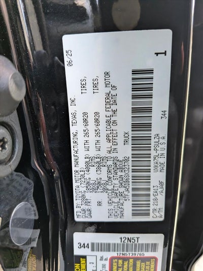 2025 Toyota Tundra Limited