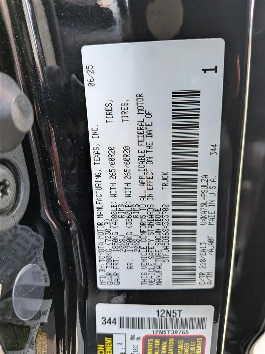 2025 Toyota Tundra Limited