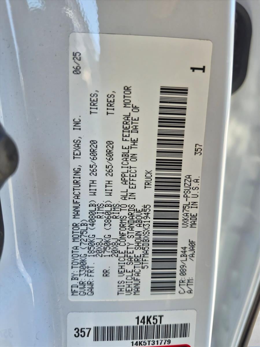 2025 Toyota Tundra 1794 Edition