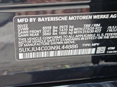 2022 BMW X5 M50i
