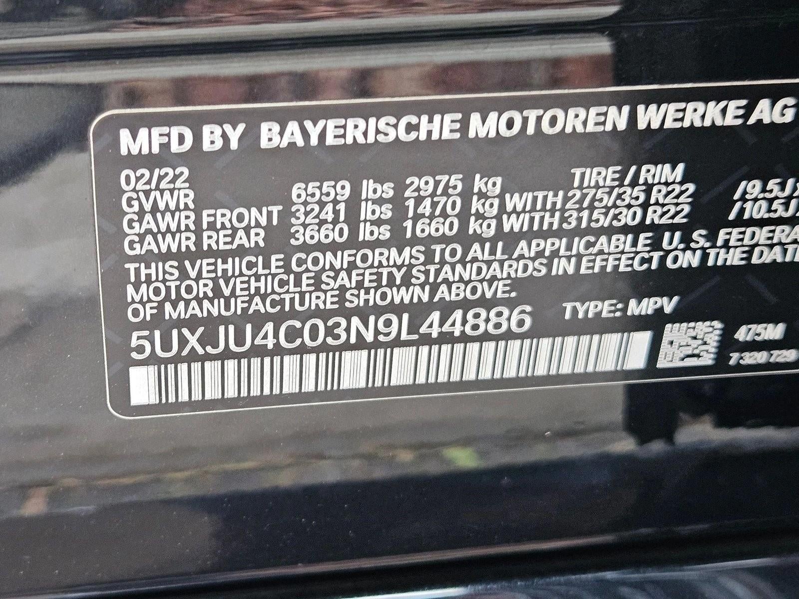 2022 BMW X5 M50i