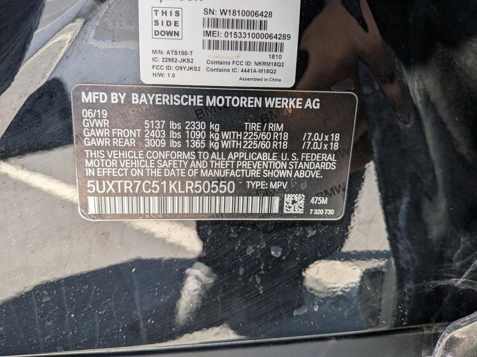 2019 BMW X3 sDrive30i