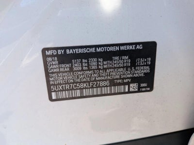 2019 BMW X3 sDrive30i