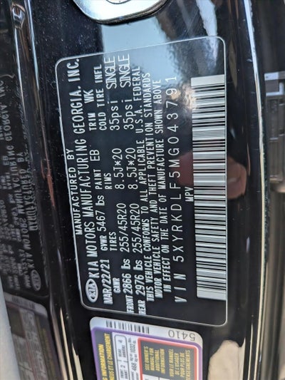 2021 Kia Sorento SX Prestige