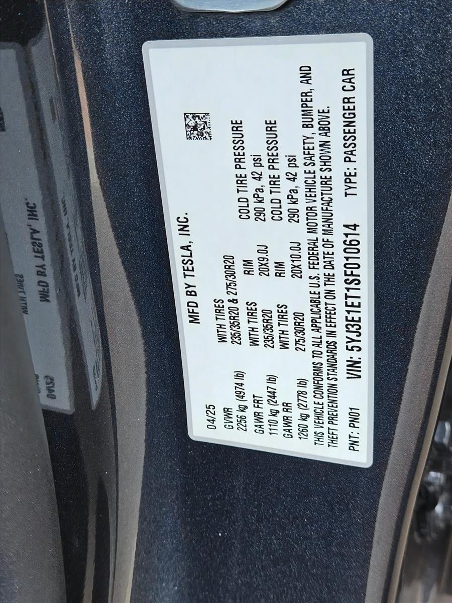 2025 Tesla Model 3 Performance