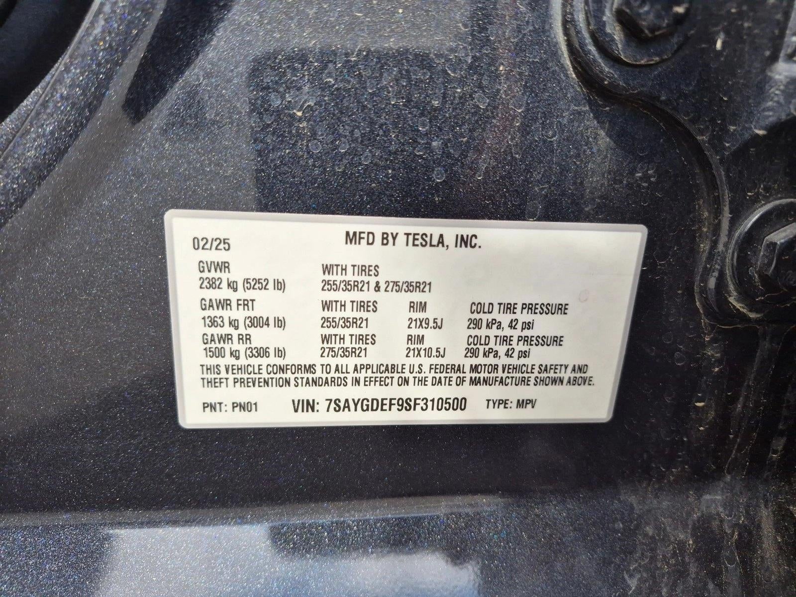 2025 Tesla Model Y Performance