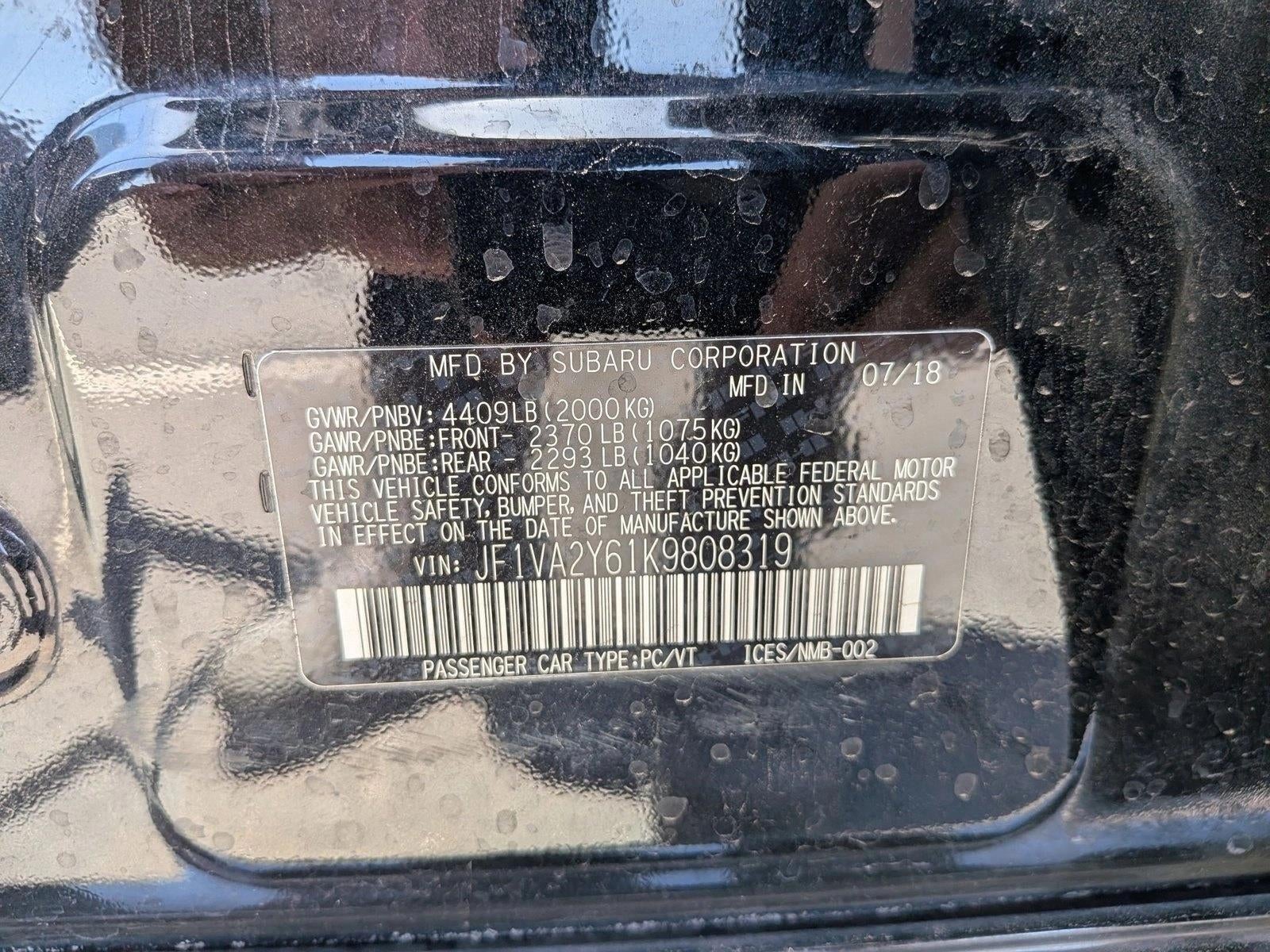 2019 Subaru WRX STI Limited