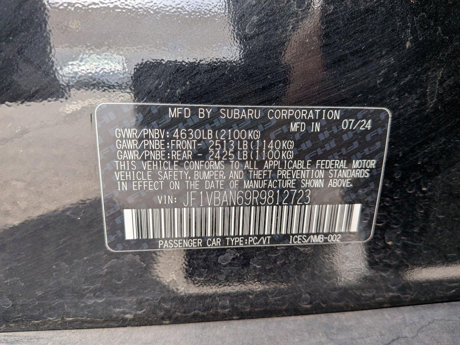 2024 Subaru WRX Limited