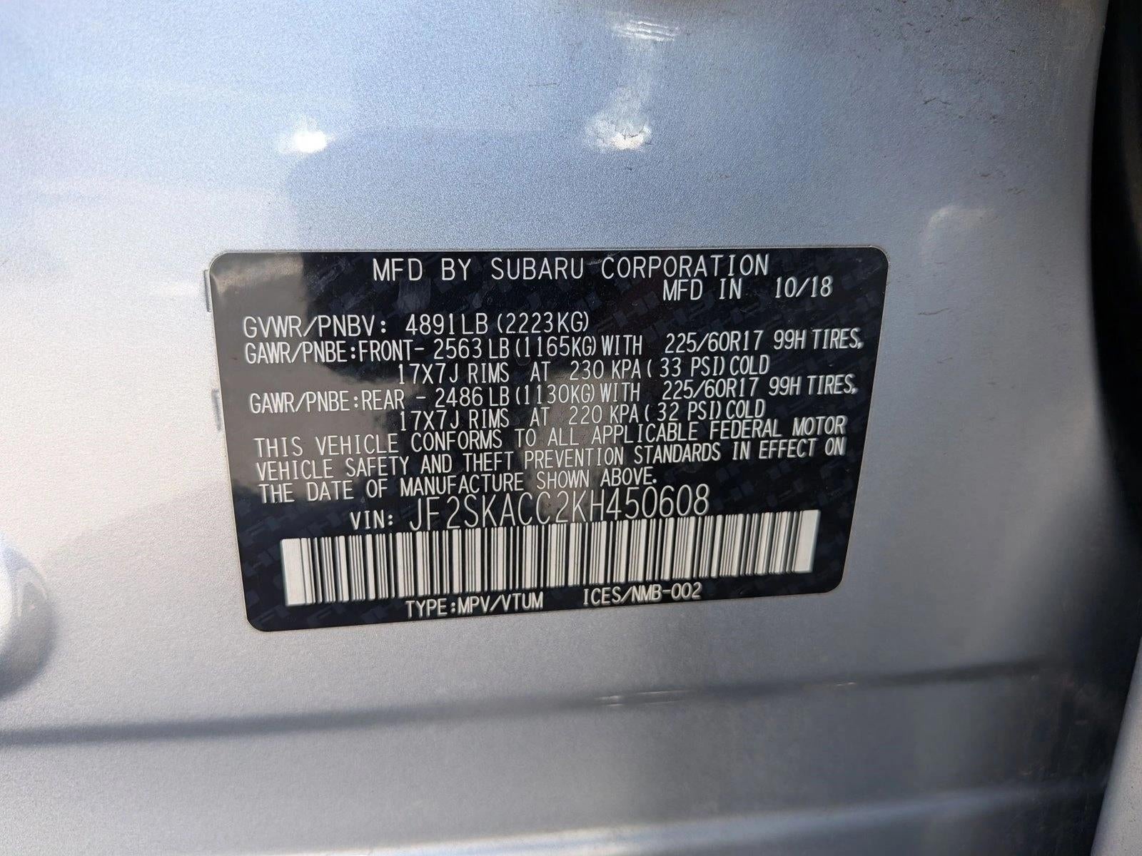 2019 Subaru Forester Base