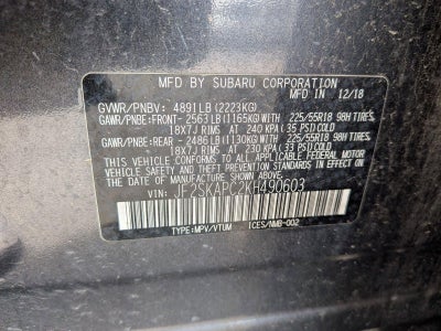 2019 Subaru Forester Sport