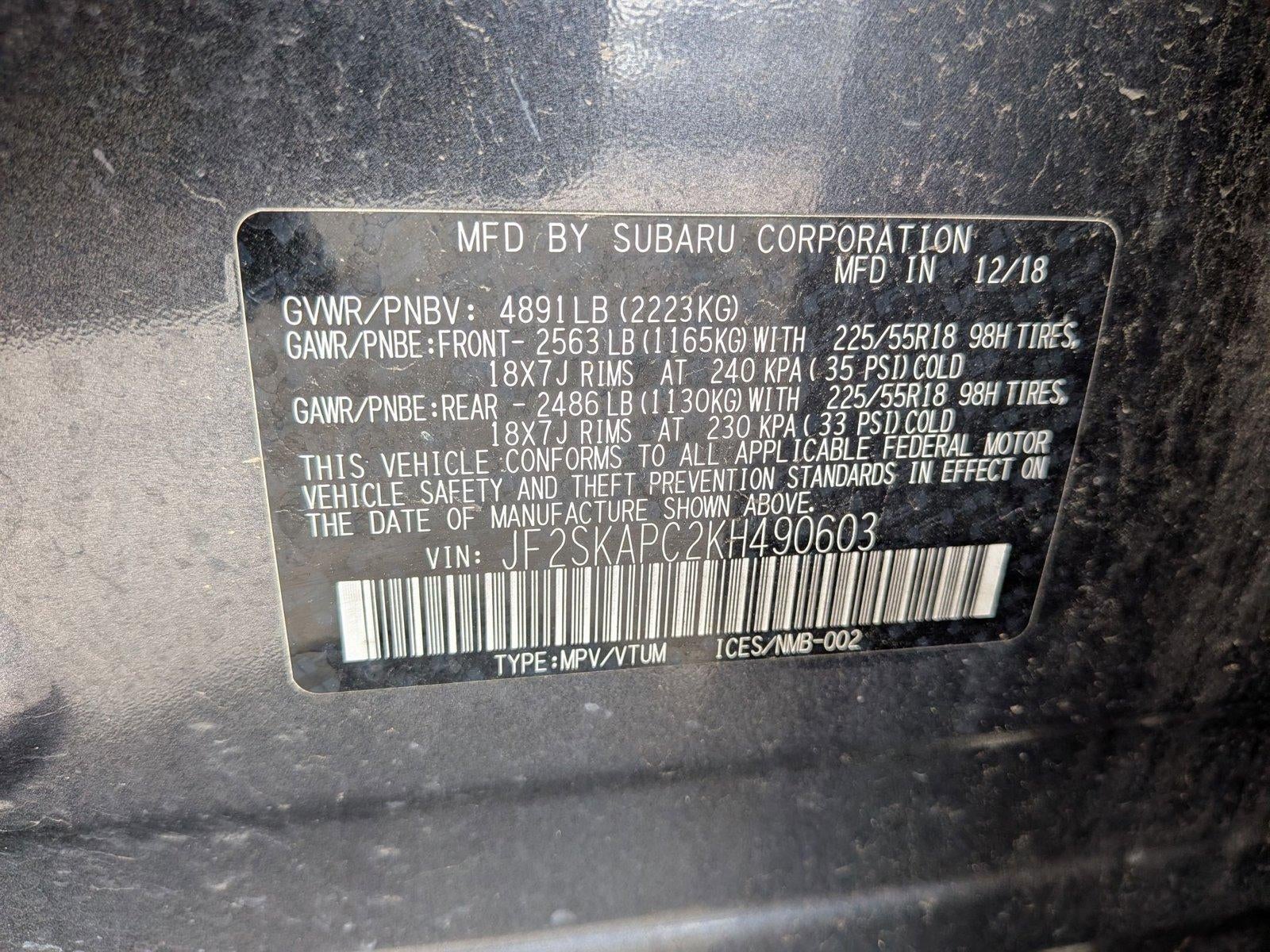 2019 Subaru Forester Sport