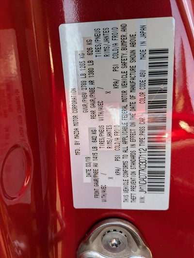 2019 Mazda Mazda MX-5 Miata Grand Touring