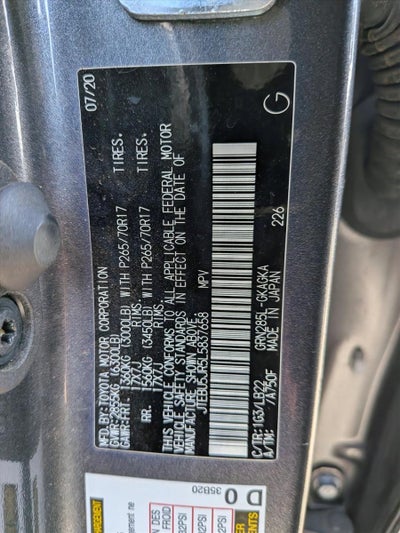 2020 Toyota 4Runner SR5