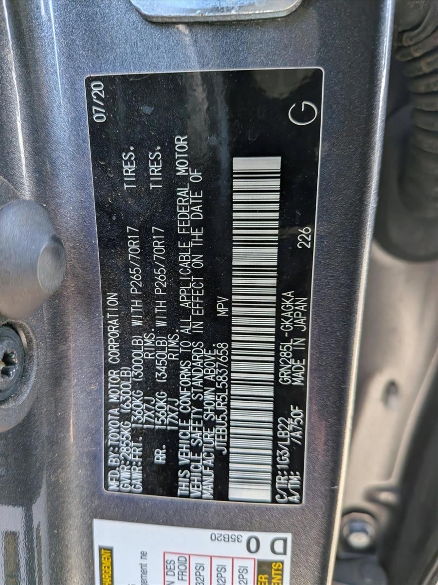 2020 Toyota 4Runner SR5