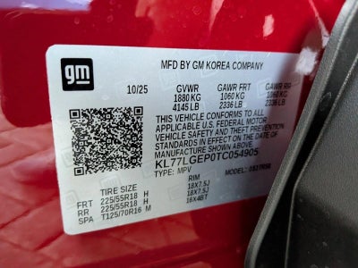 2026 Chevrolet Trax 1RS