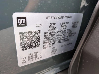 2026 Chevrolet Trax LT