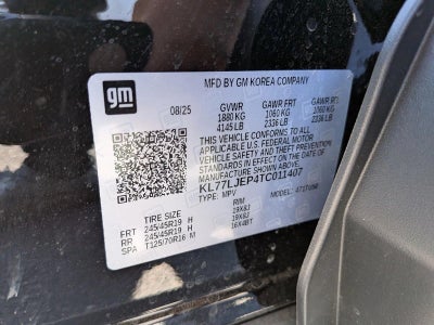 2026 Chevrolet Trax 2RS