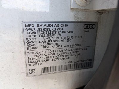2020 Audi Q7 Premium Plus 45 TFSI quattro Tiptronic