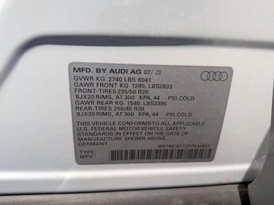 2023 Audi Q4 e-tron Prestige 50 quattro