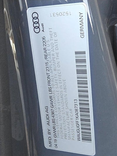 2019 Audi A3 40 Premium