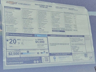 2026 Chevrolet Silverado 1500 Custom