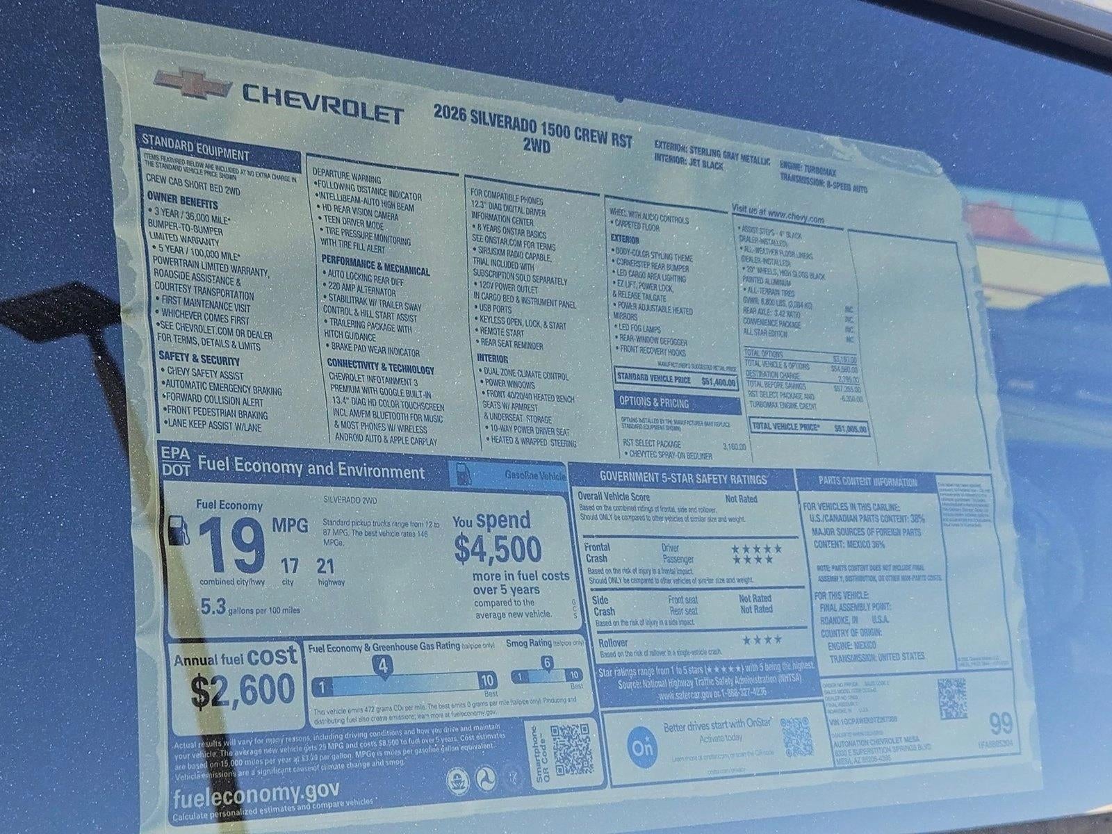 2026 Chevrolet Silverado 1500 RST