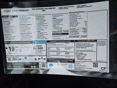 2026 Chevrolet Silverado 1500 RST