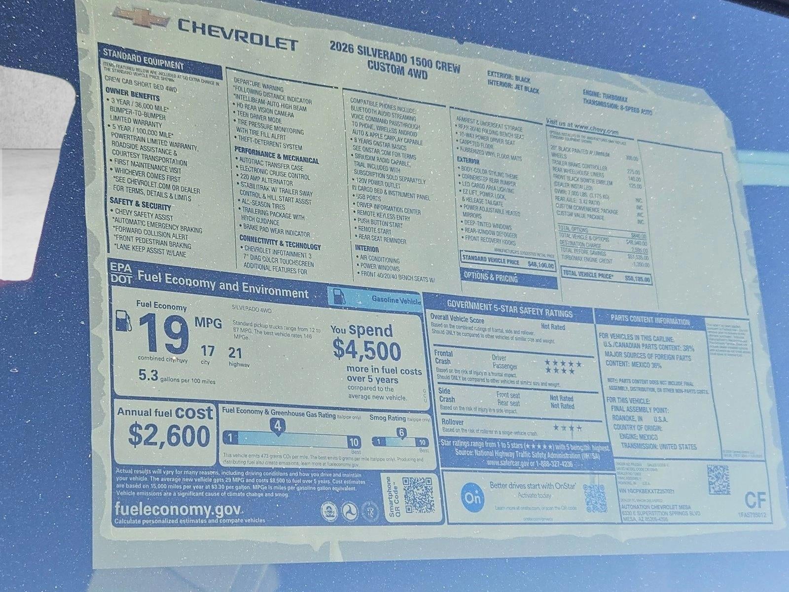 2026 Chevrolet Silverado 1500 Custom