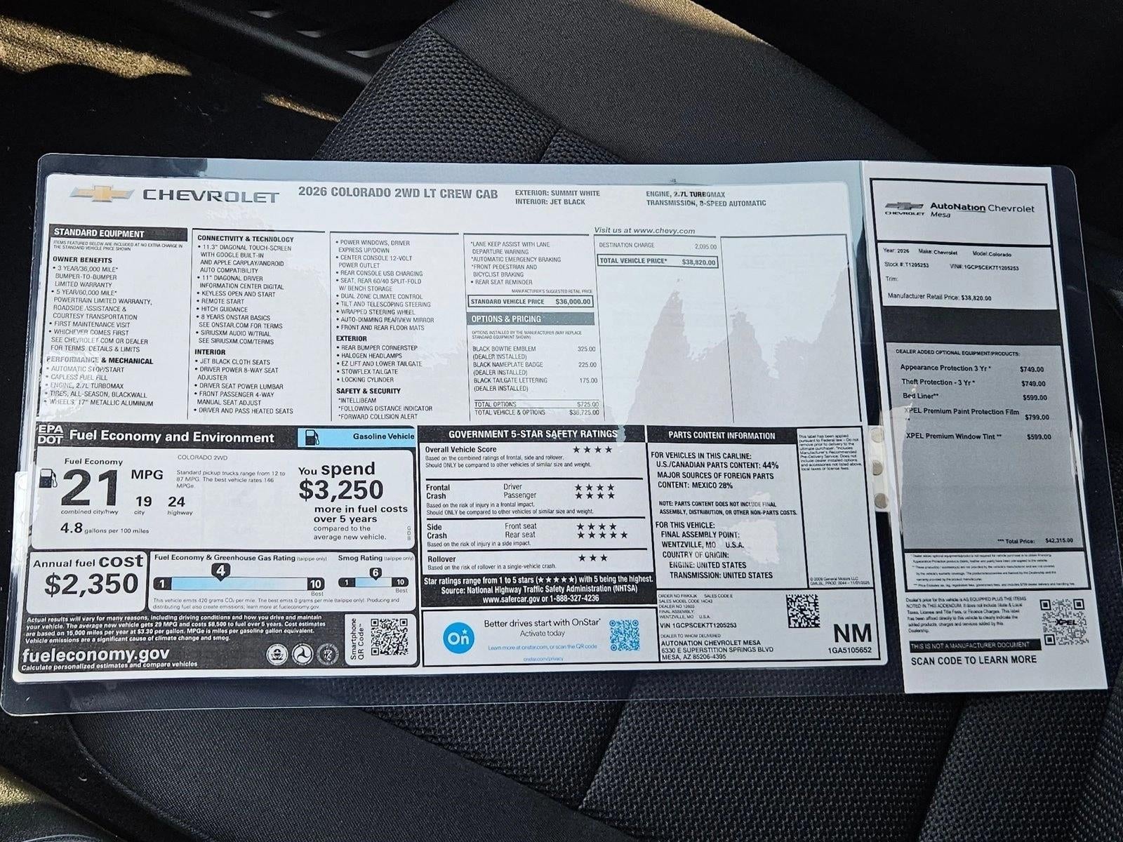 2026 Chevrolet Colorado LT