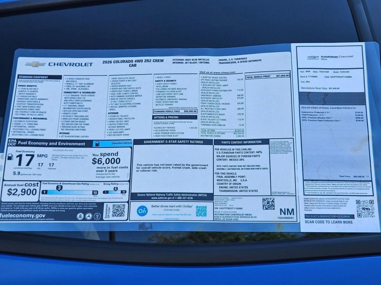 2026 Chevrolet Colorado ZR2