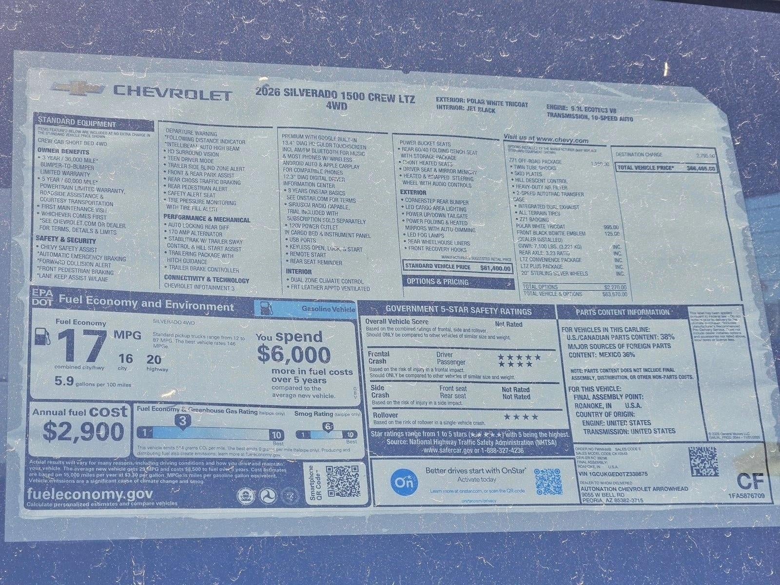 2026 Chevrolet Silverado 1500 LTZ